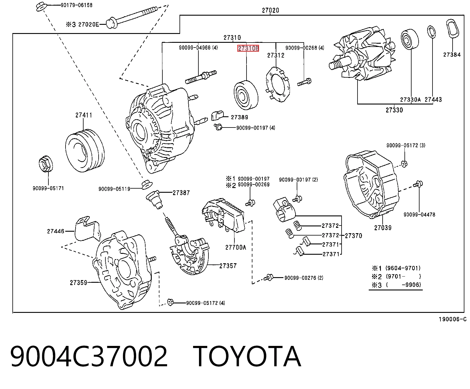 9004C37002 Toyota