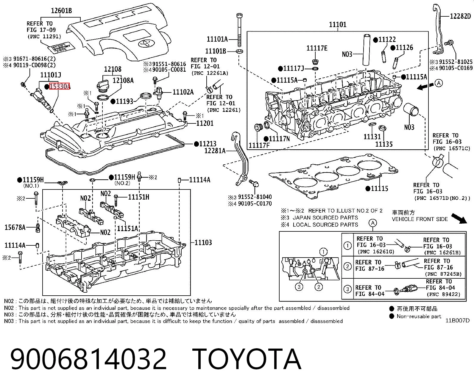 9006814032 Toyota