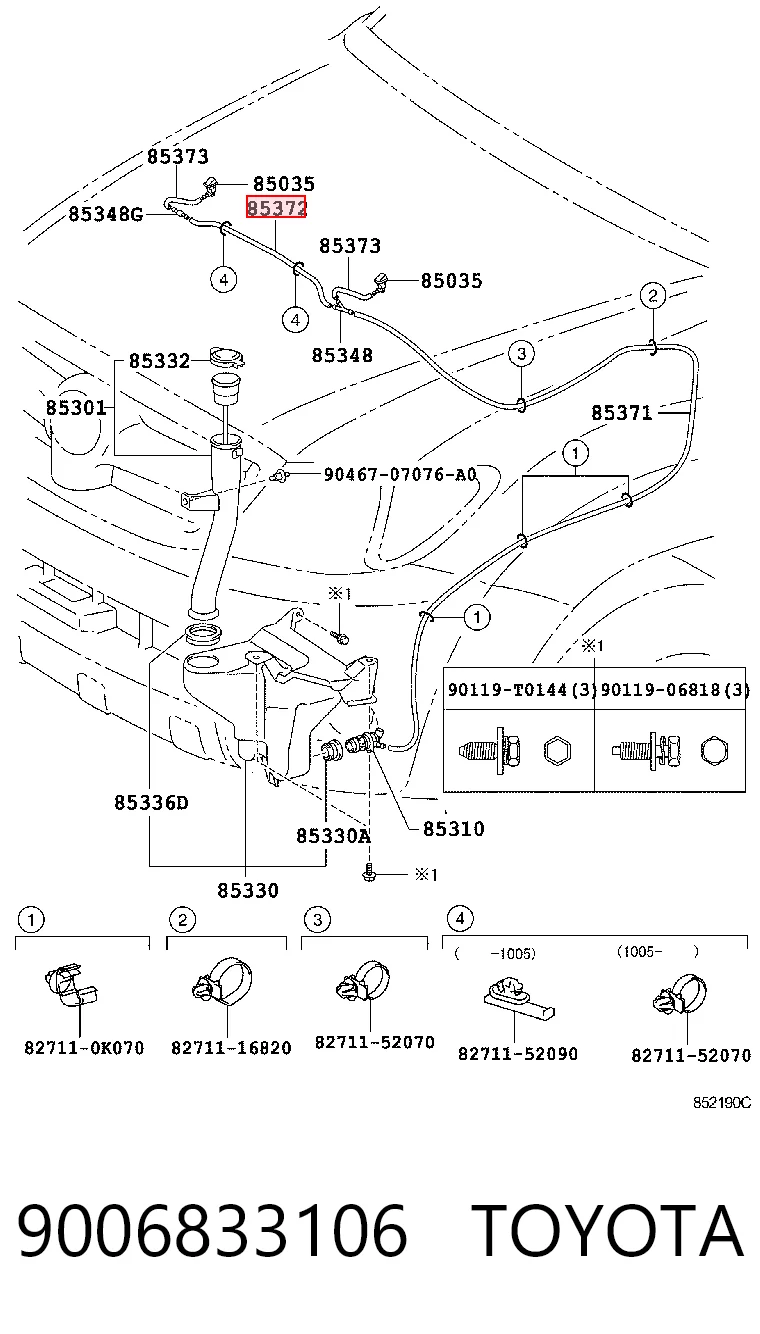 9006833106 Toyota