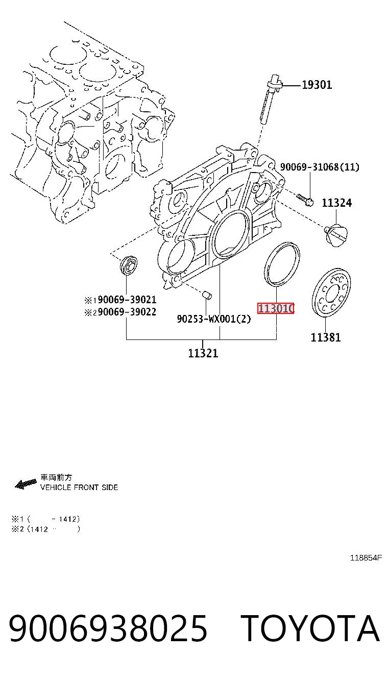 9006938025 Toyota