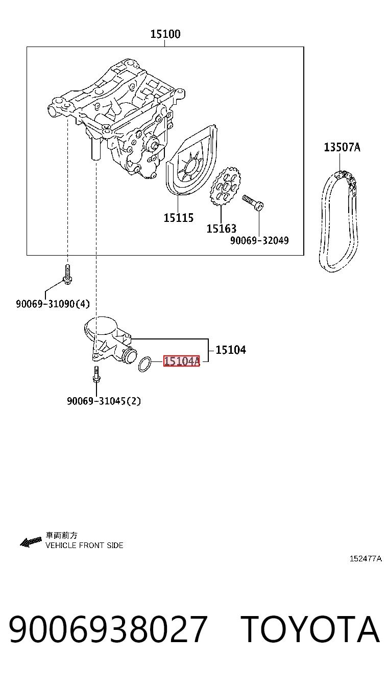 9006938027 Toyota