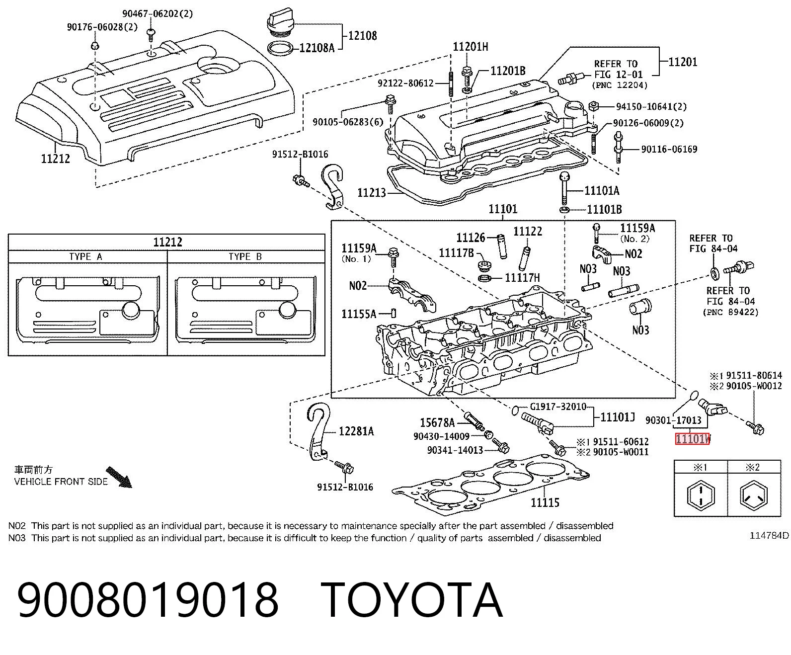9008019018 Toyota Sensor posición arbol de levas