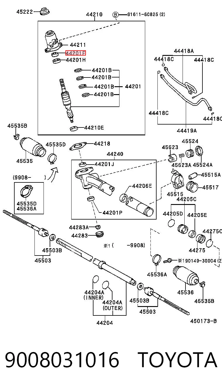 9008031016 Toyota