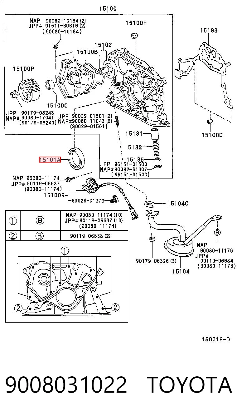 9008031022 Toyota