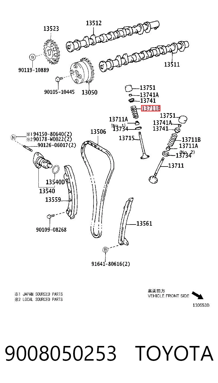 9008050253 Toyota