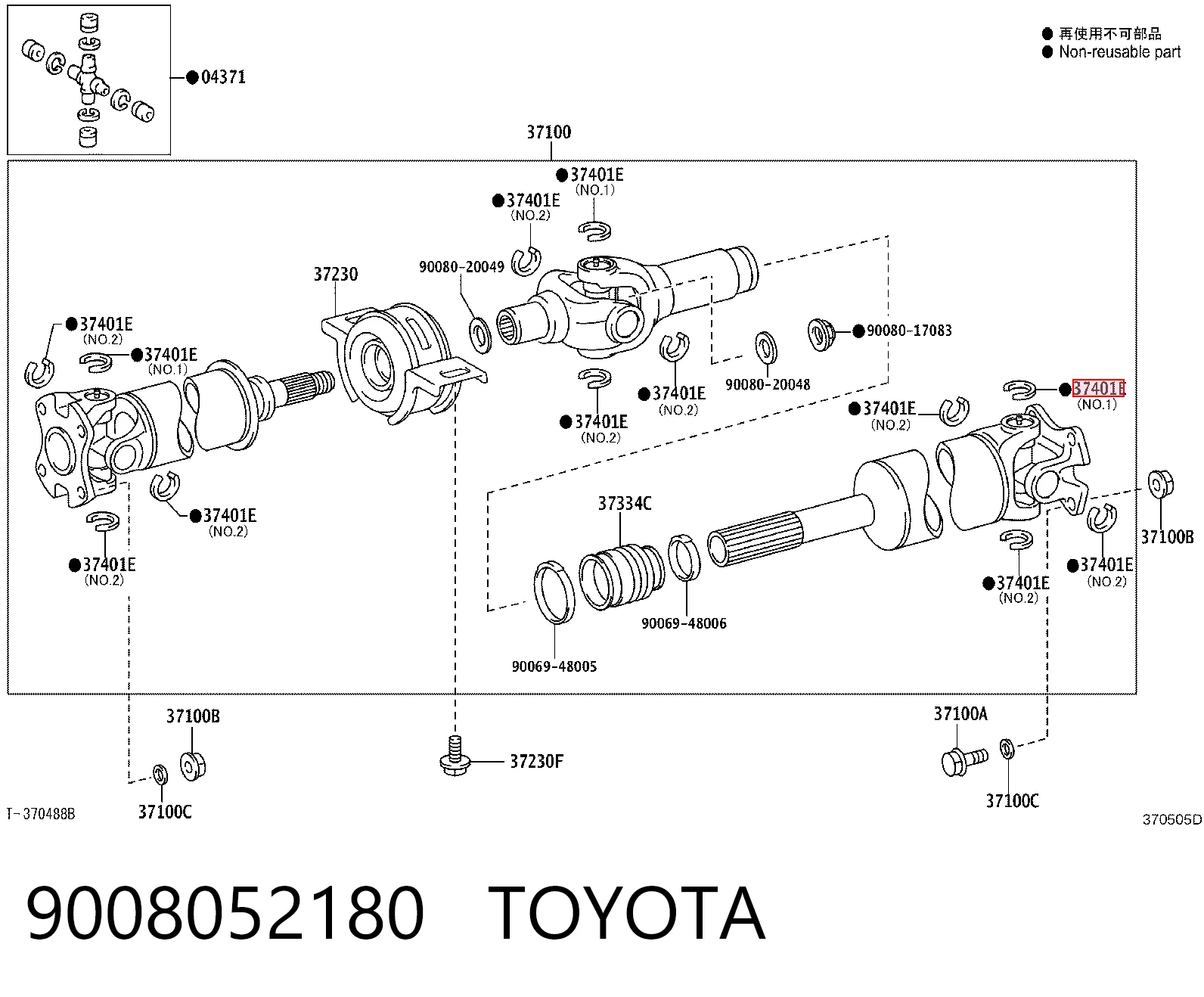 9008052180 Toyota