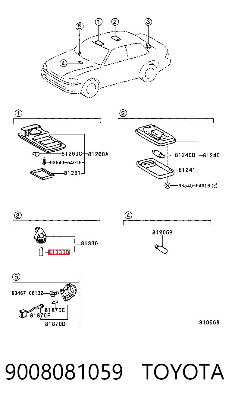 9008081059 Toyota