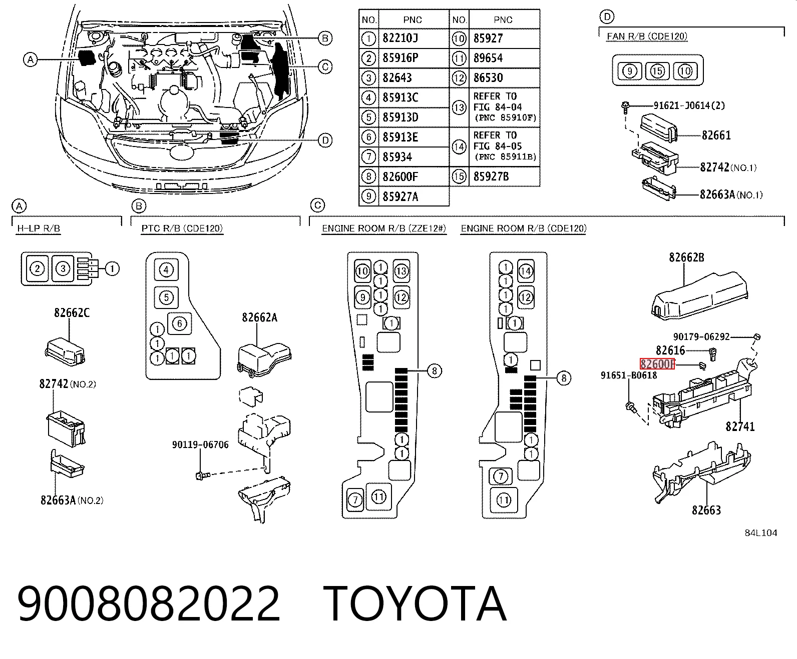 9008082022 Toyota