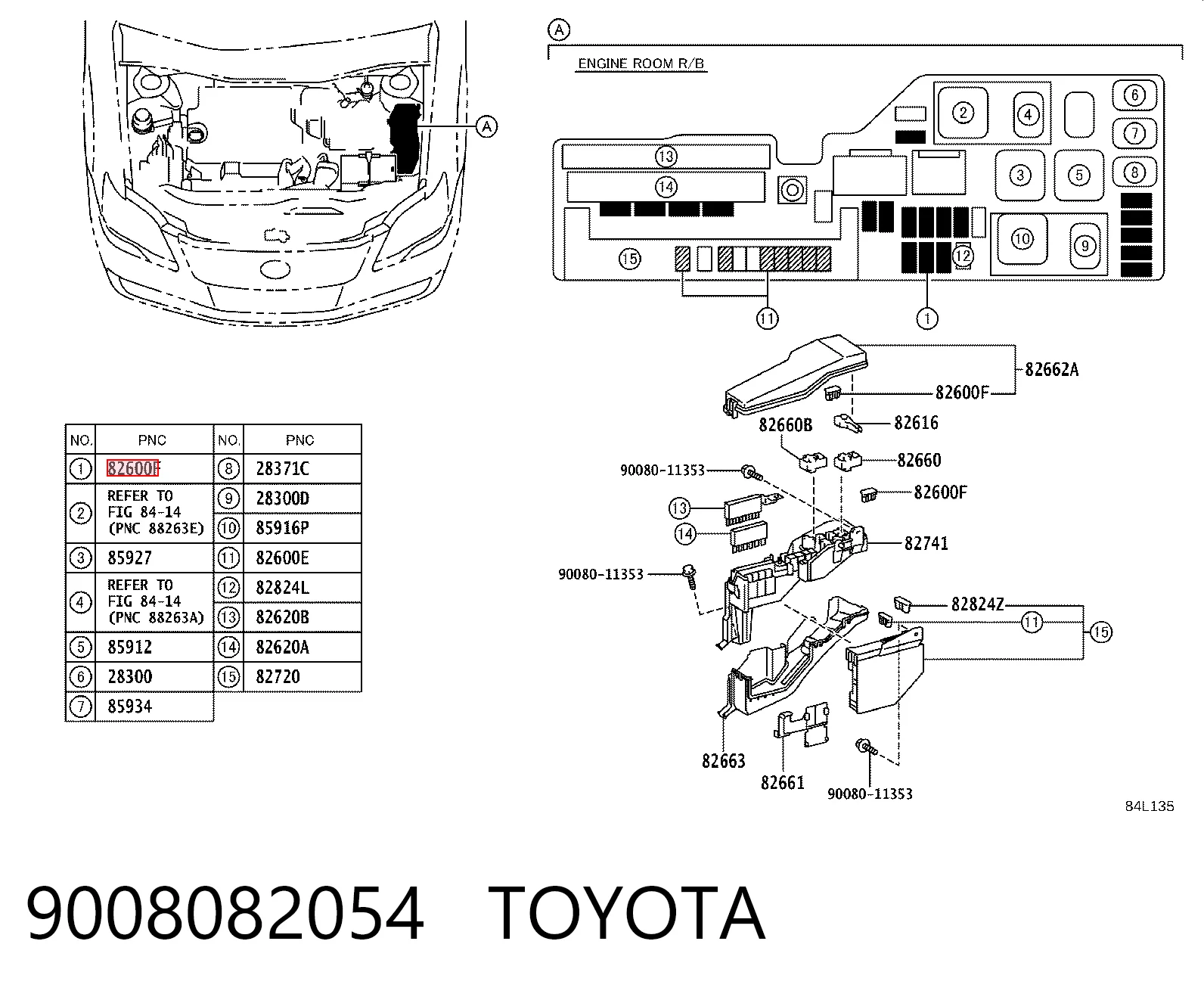 9008082054 Toyota 