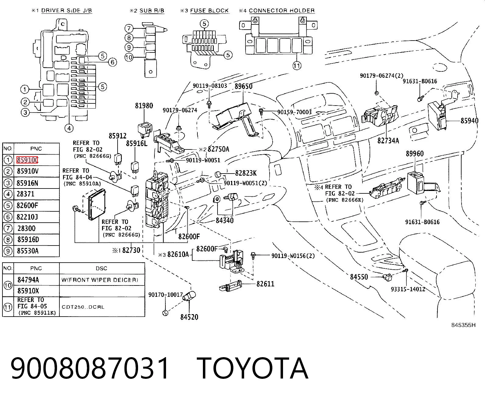 9008087031 Toyota