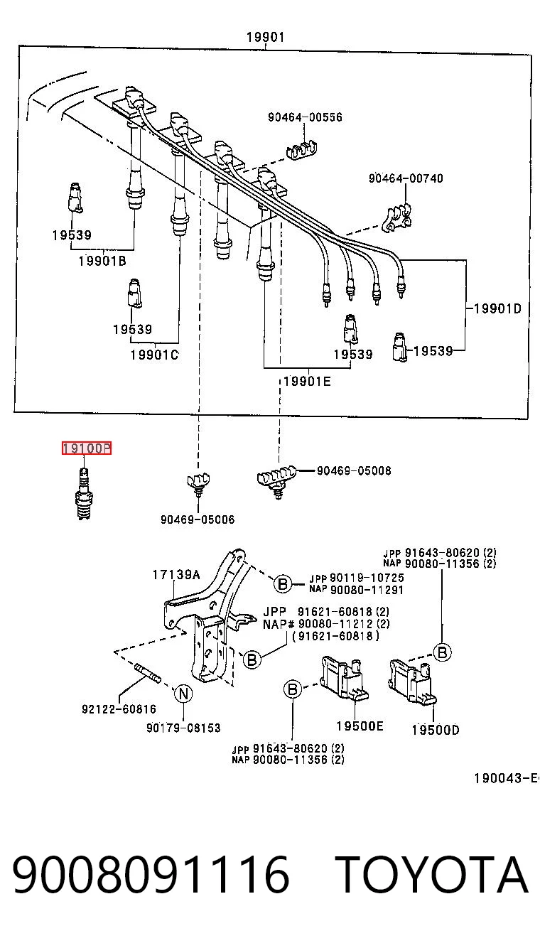 Bujías Toyota RAV4 I Cabrio SUV (SXA 10) (1997 - 2000) precio, desde 8,61 EUR