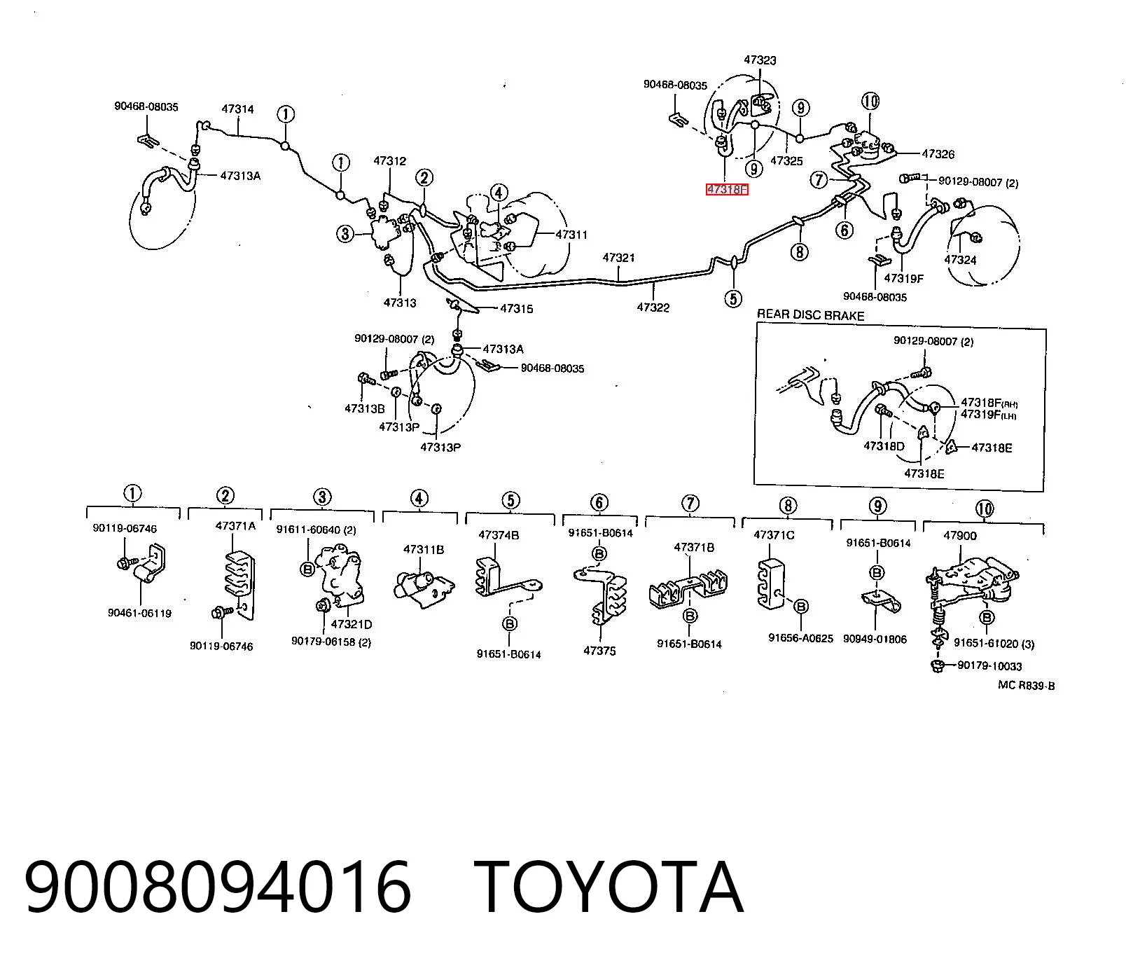 9008094016 Toyota