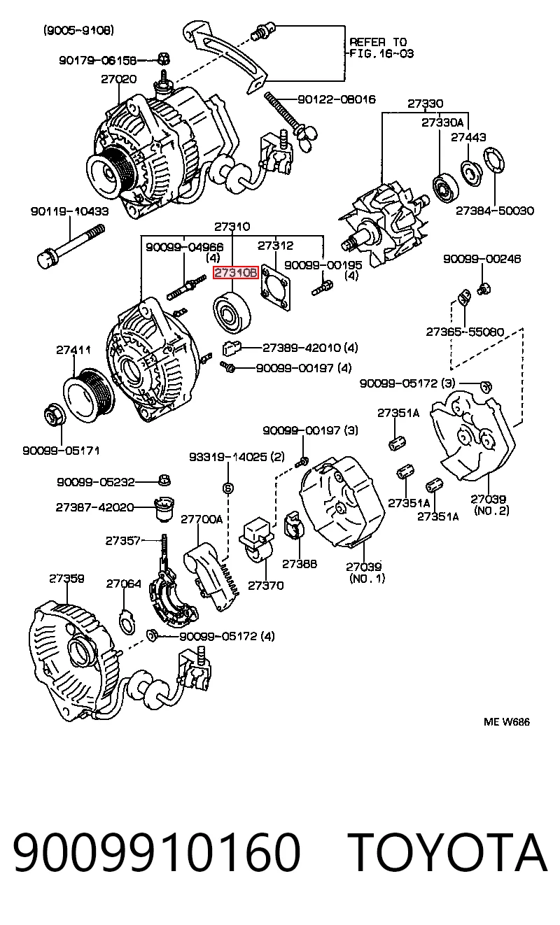 9009910160 Toyota