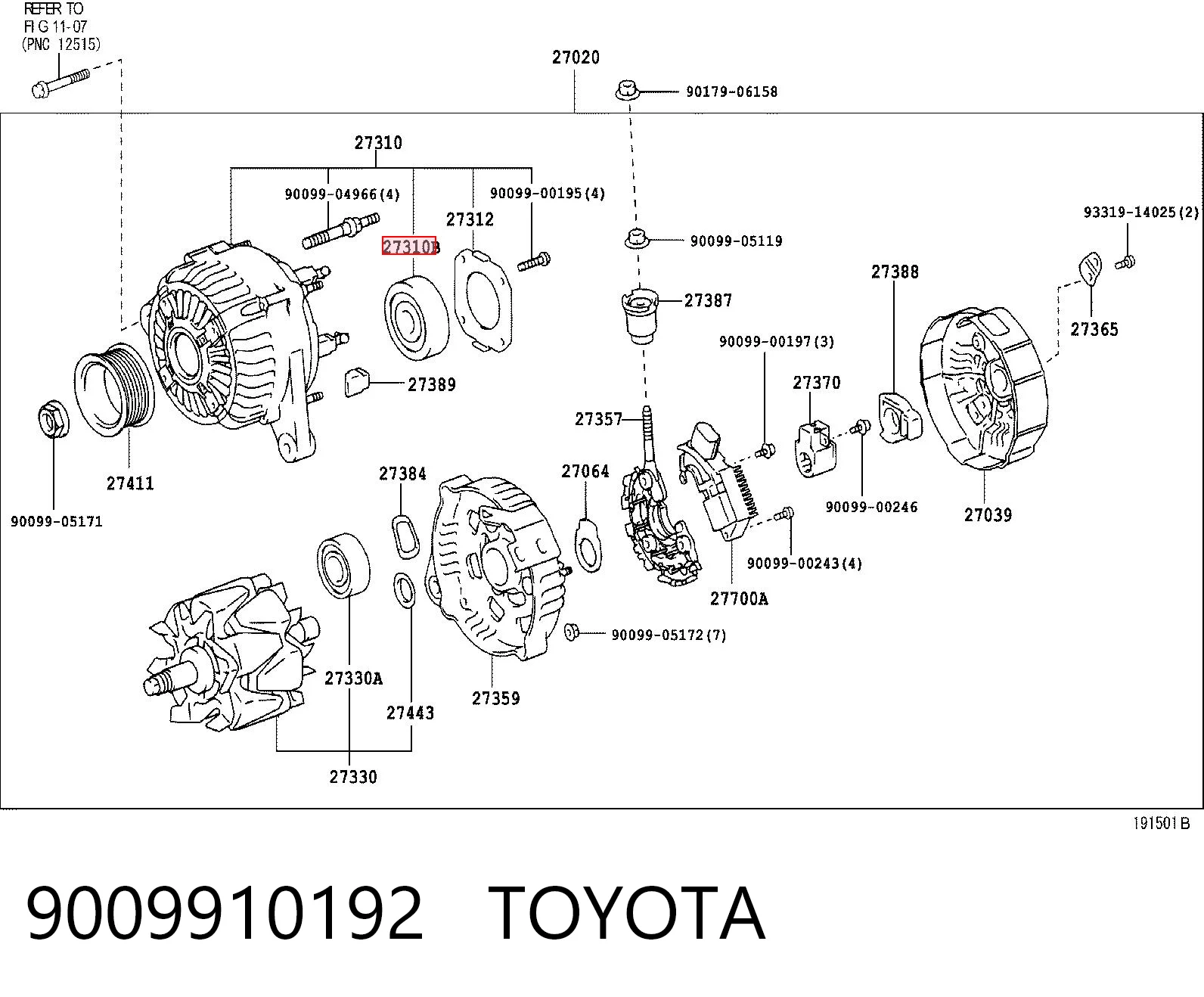 9009910192 Toyota