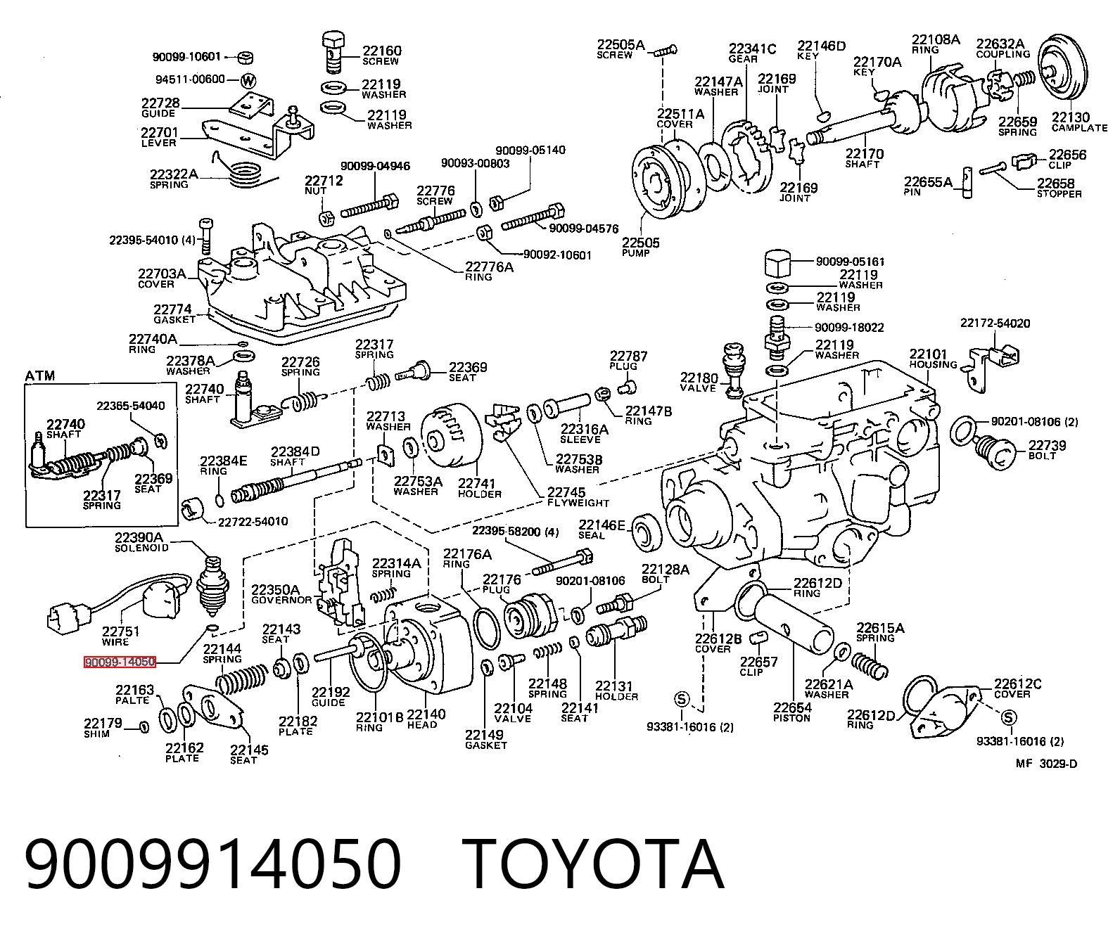 9009914050 Toyota