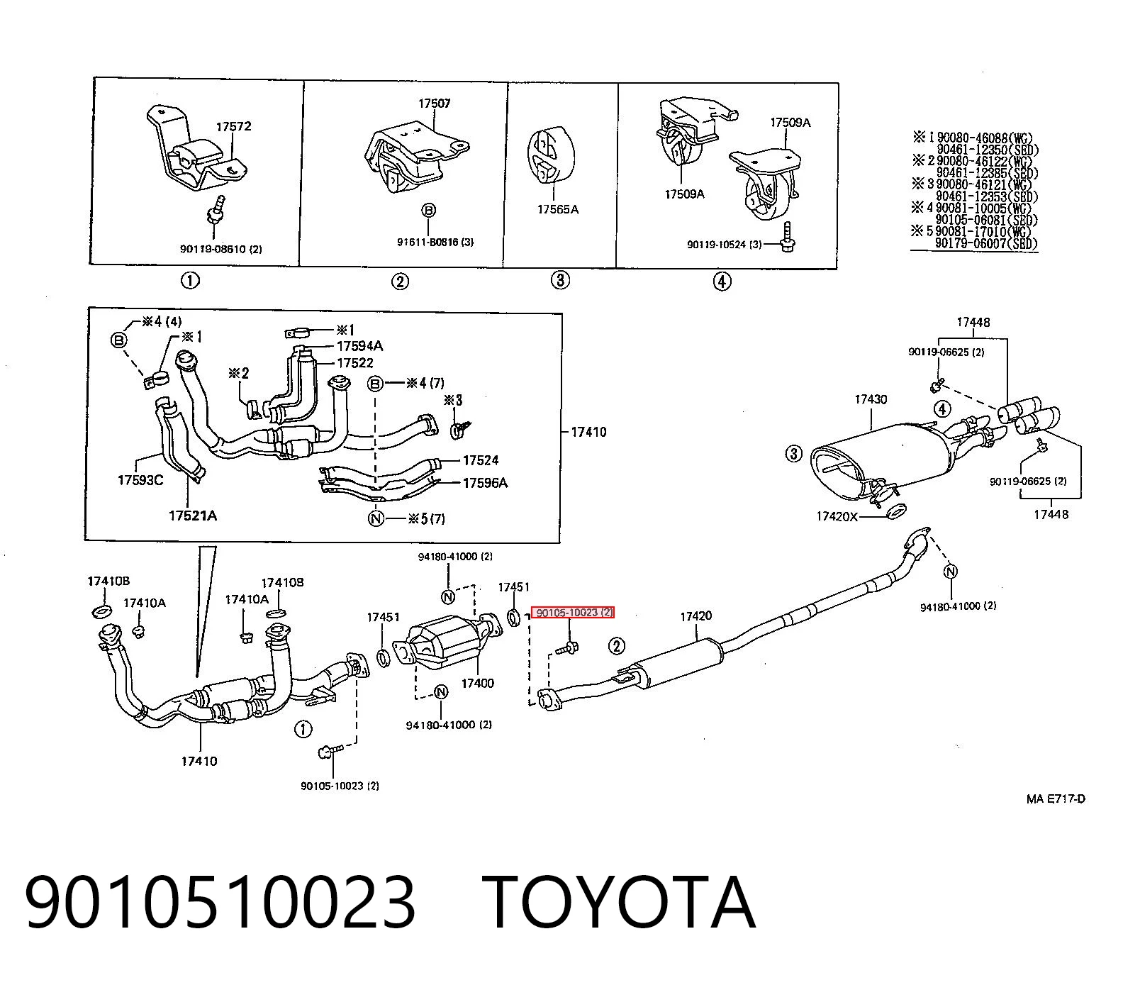 9010510023 Toyota