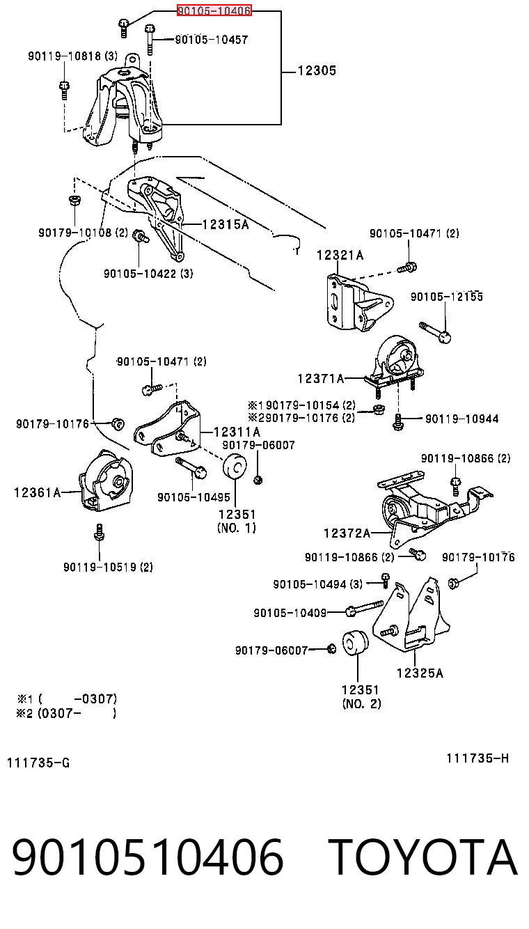 9010510406 Toyota 
