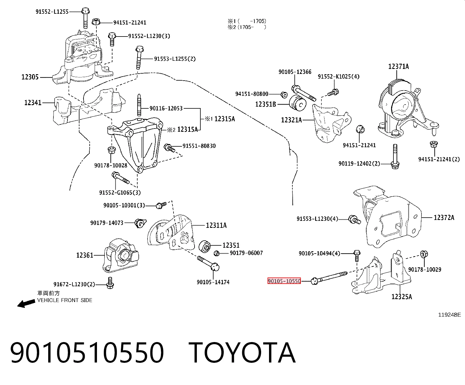 9010510550 Toyota