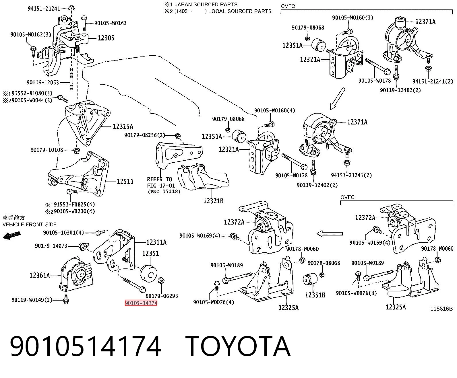 9010514174 Toyota