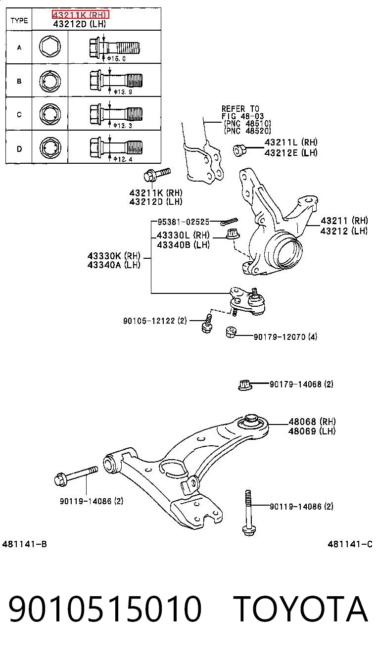 9010515010 Toyota