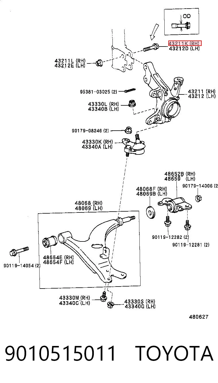 9010515011 Toyota