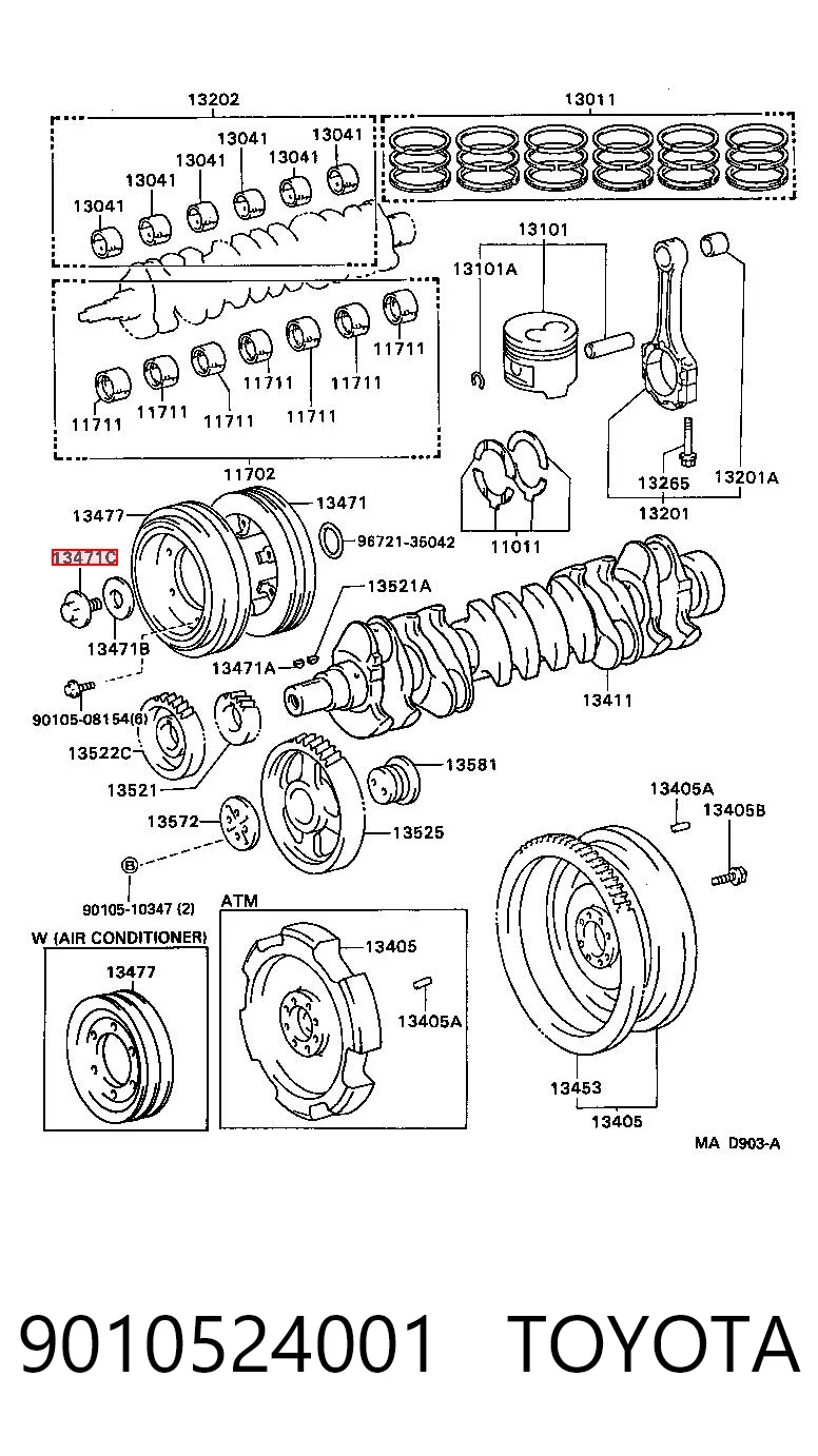 9010524001 Toyota