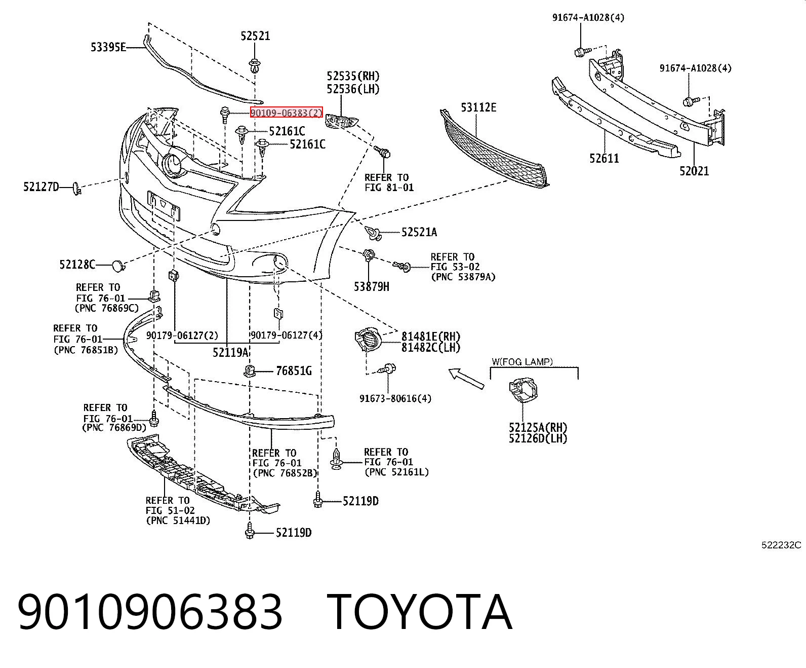 9010906383 Toyota