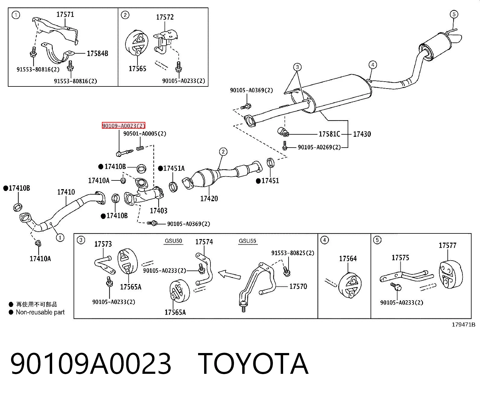 90109A0023 Toyota