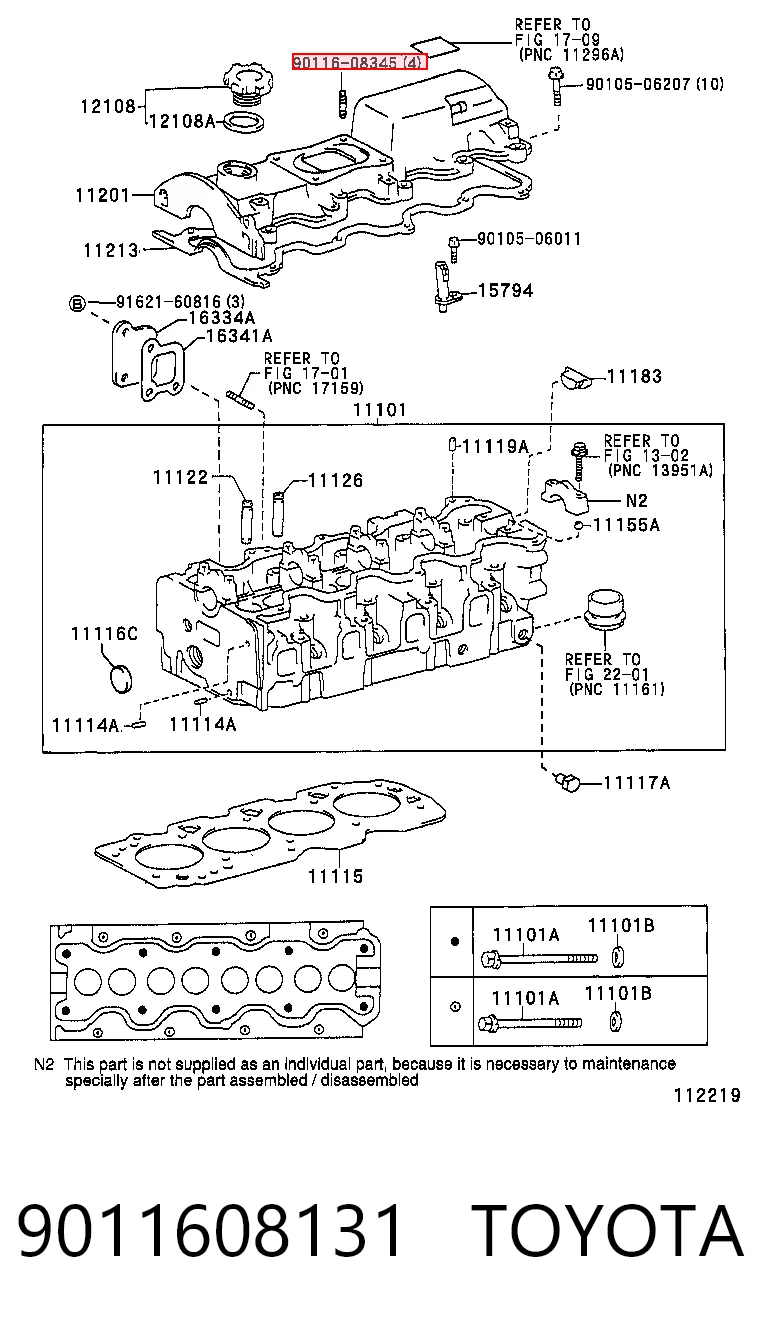 9011608131 Toyota