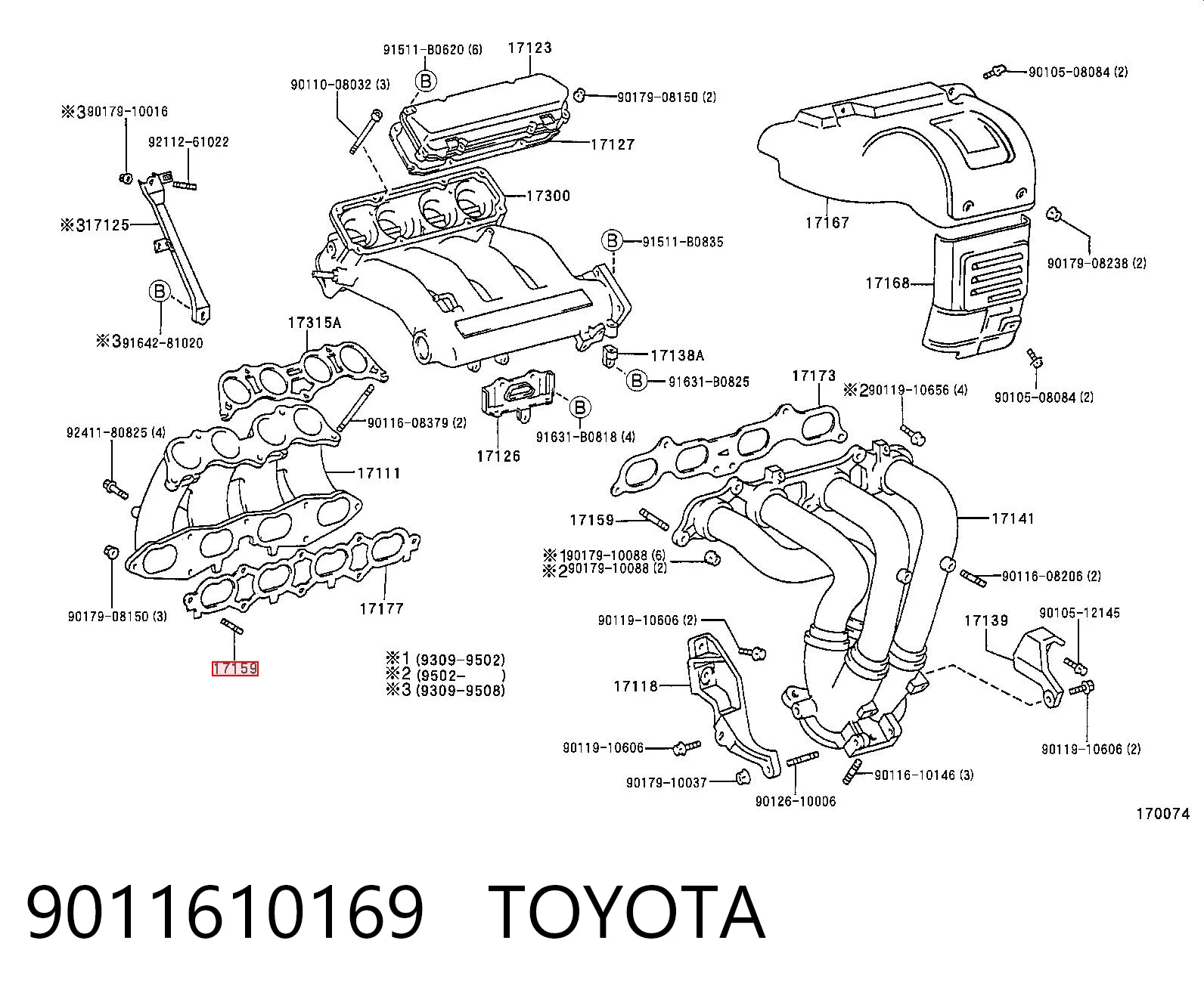 9011610169 Toyota