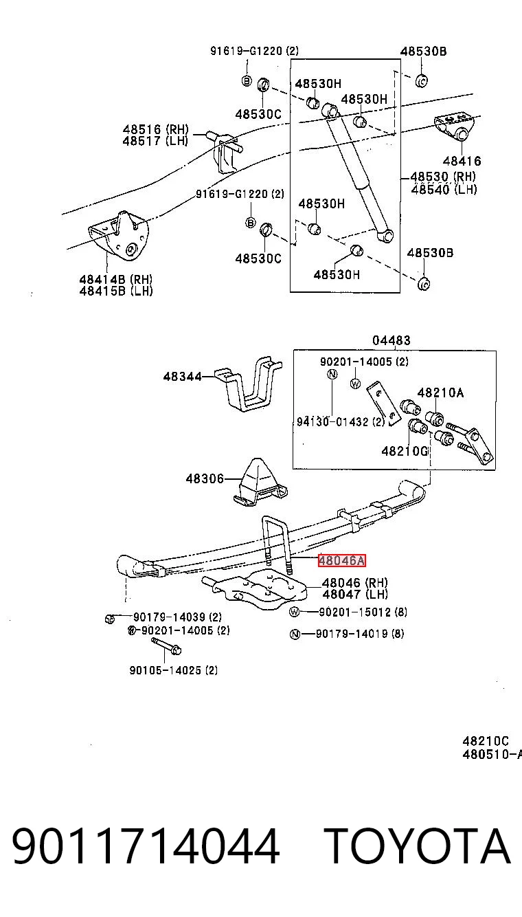 9011714044 Toyota
