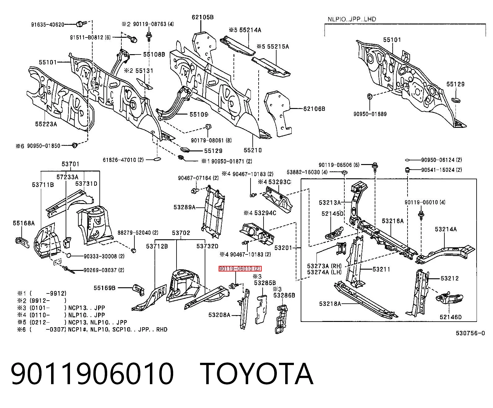 9011906010 Toyota