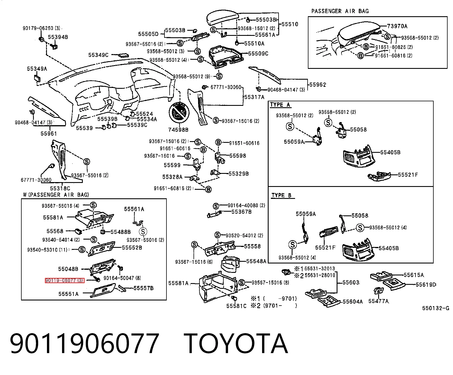 9011906077 Toyota