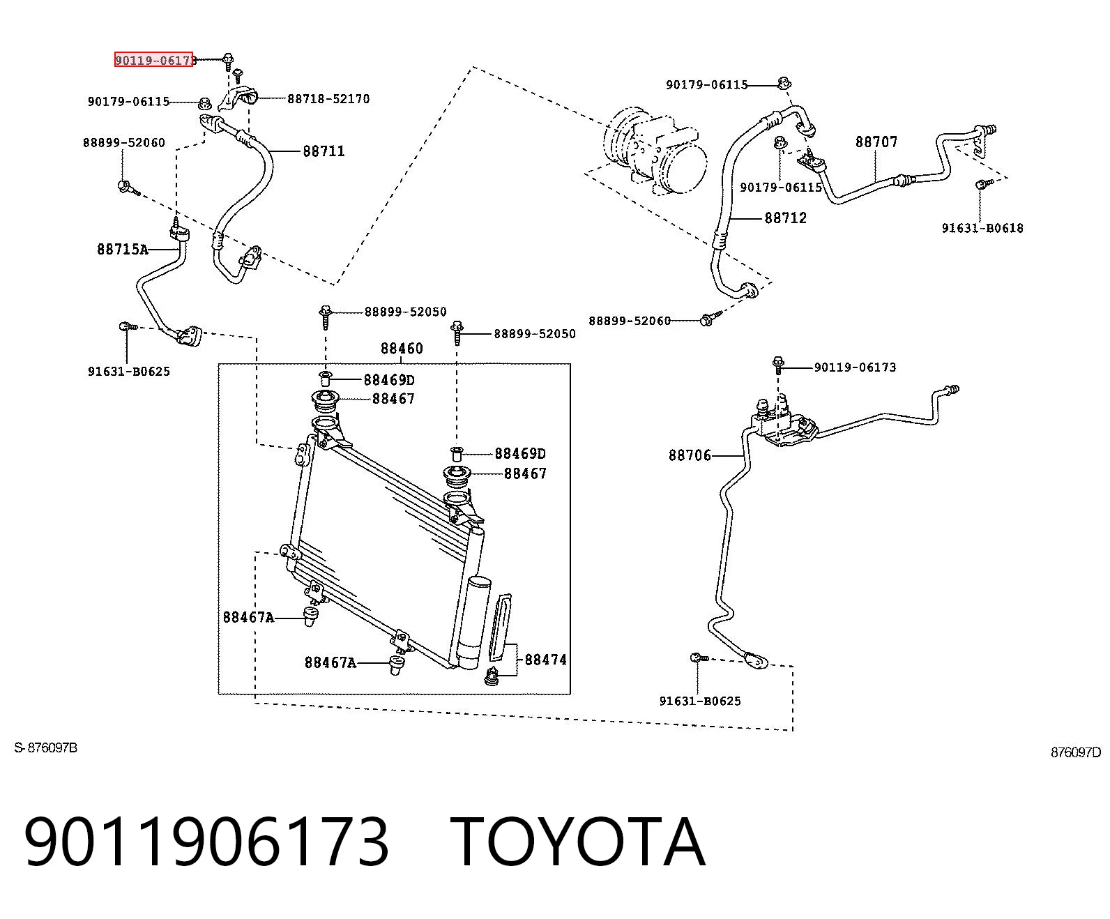 9011906173 Toyota