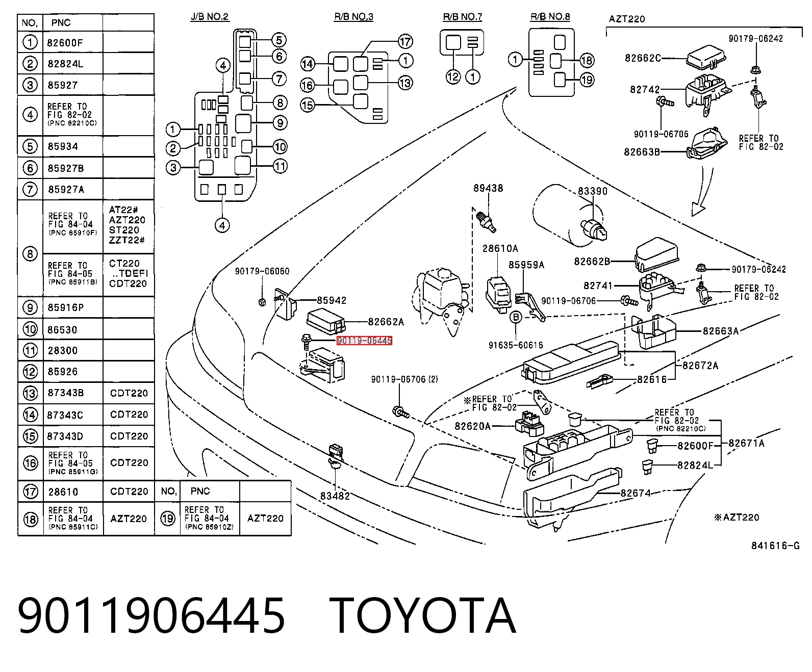 9011906445 Toyota