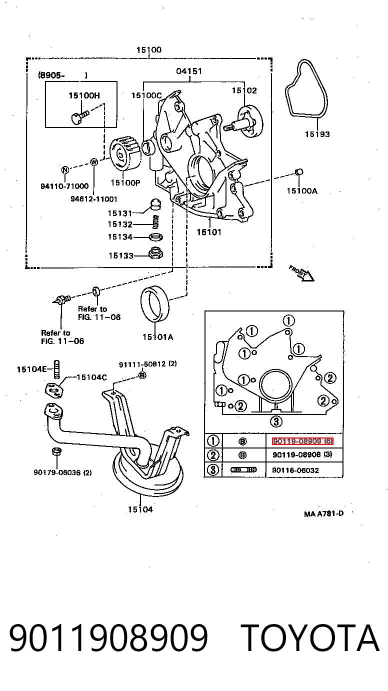 9011908909 Toyota