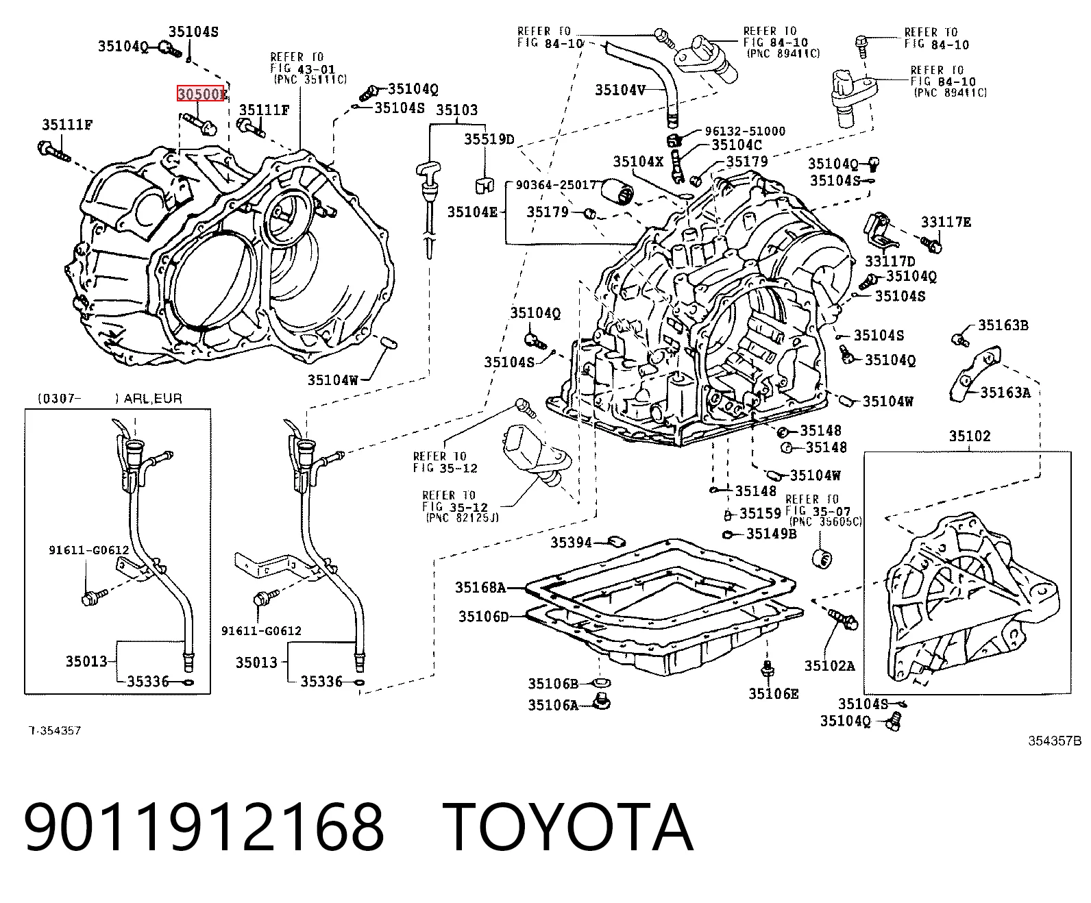 9011912168 Toyota