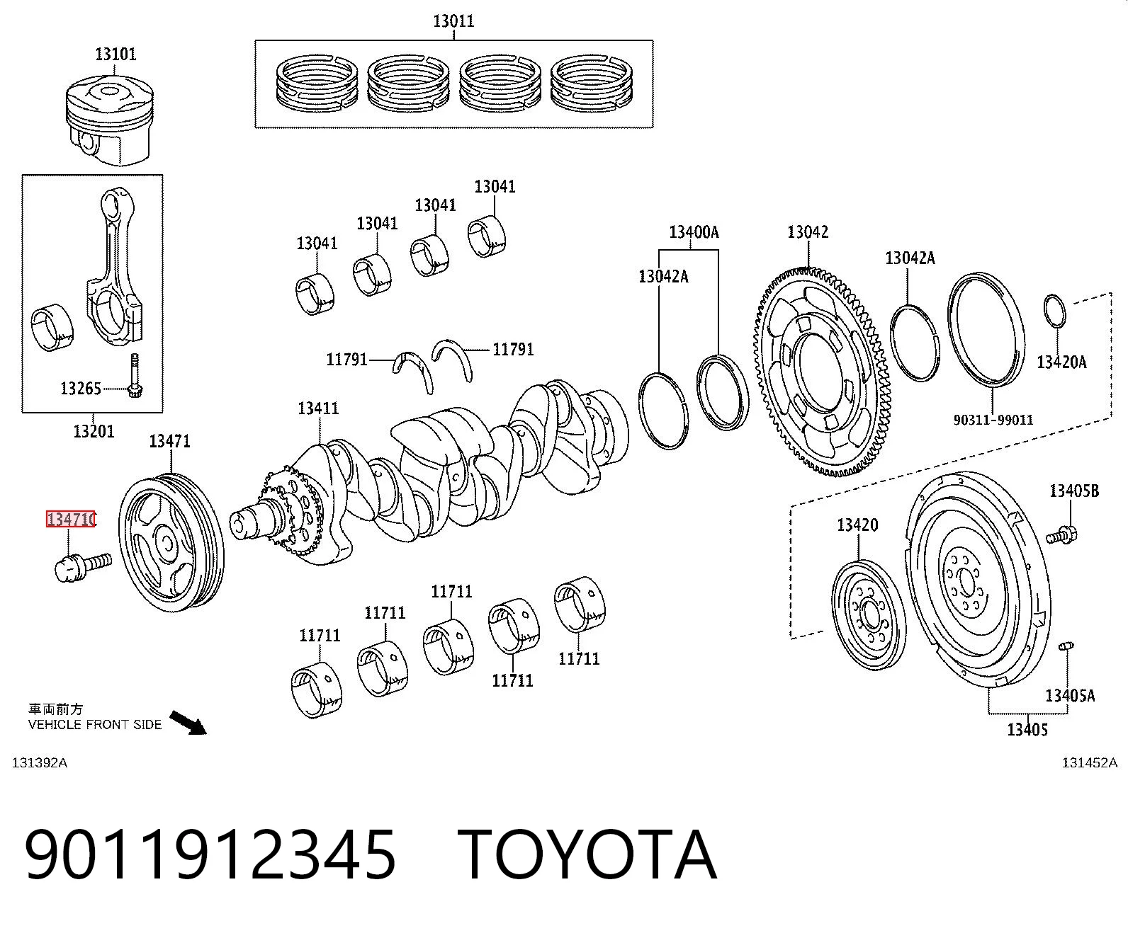 9011912345 Toyota
