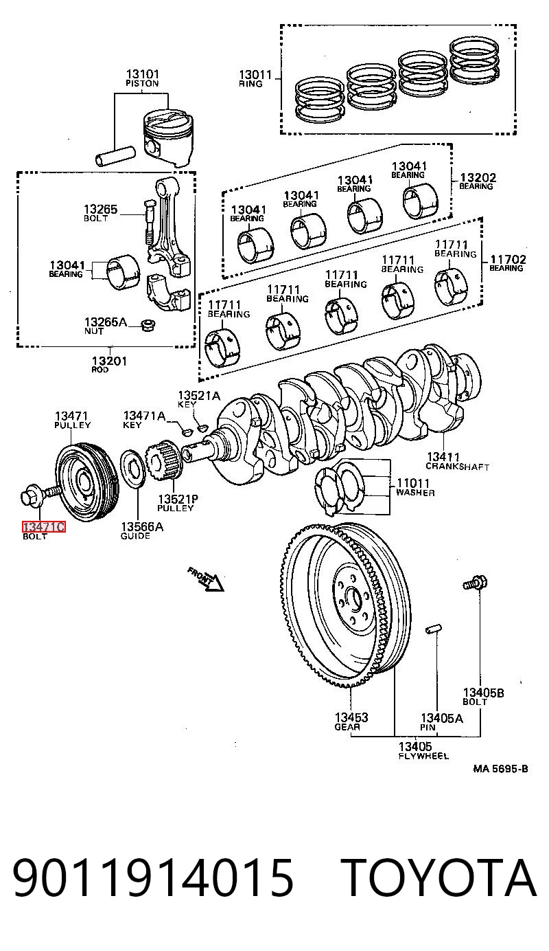 9011914015 Toyota