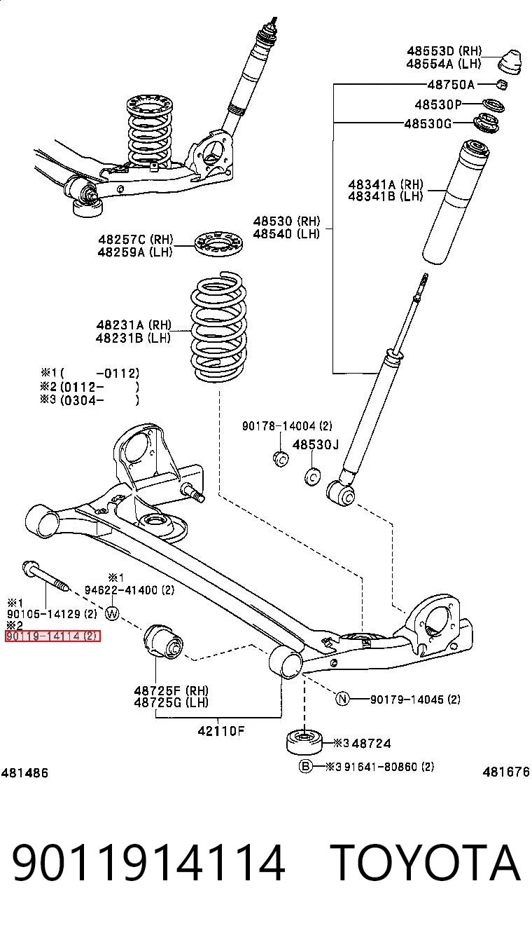 9011914114 Toyota