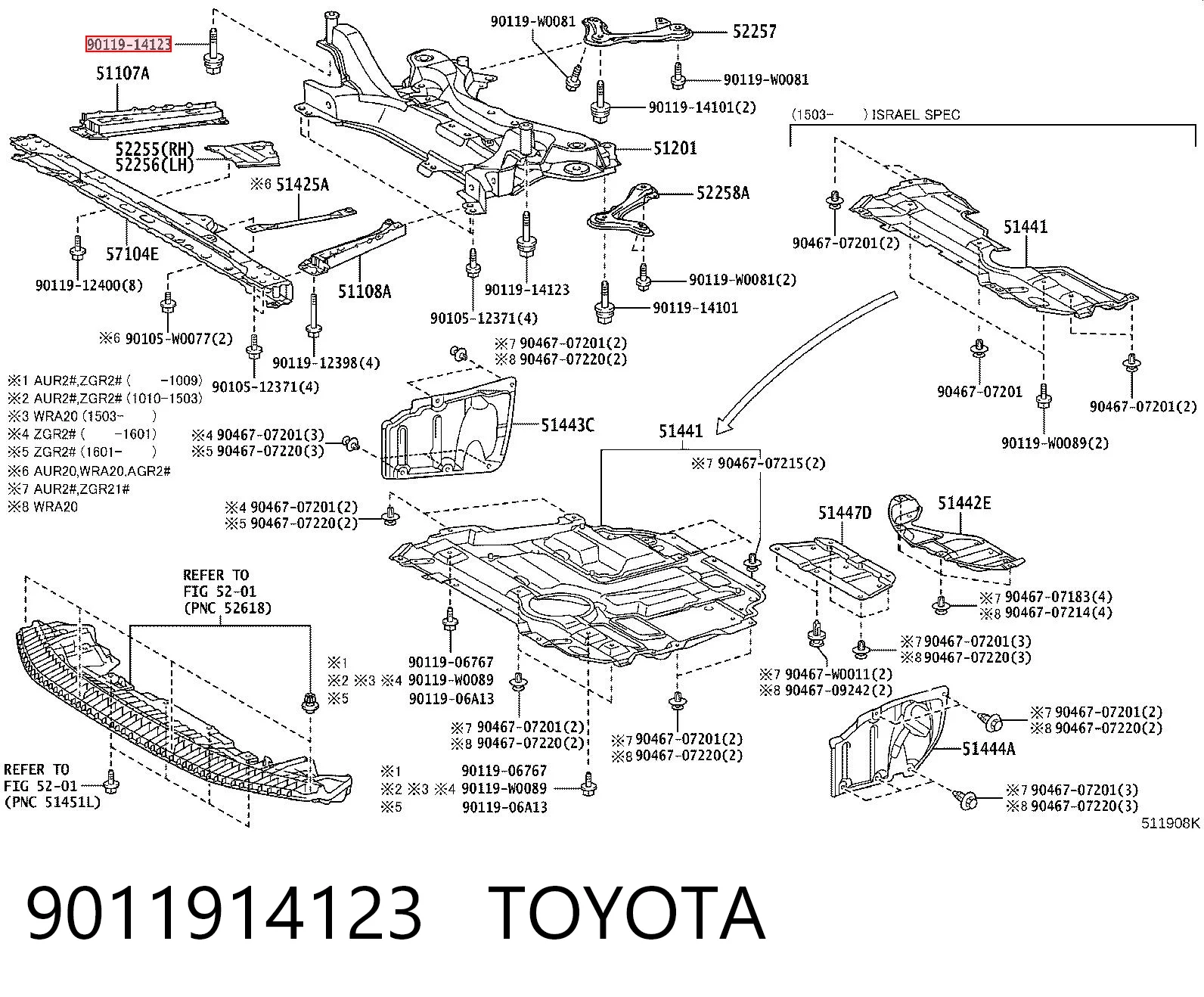 9011914123 Toyota
