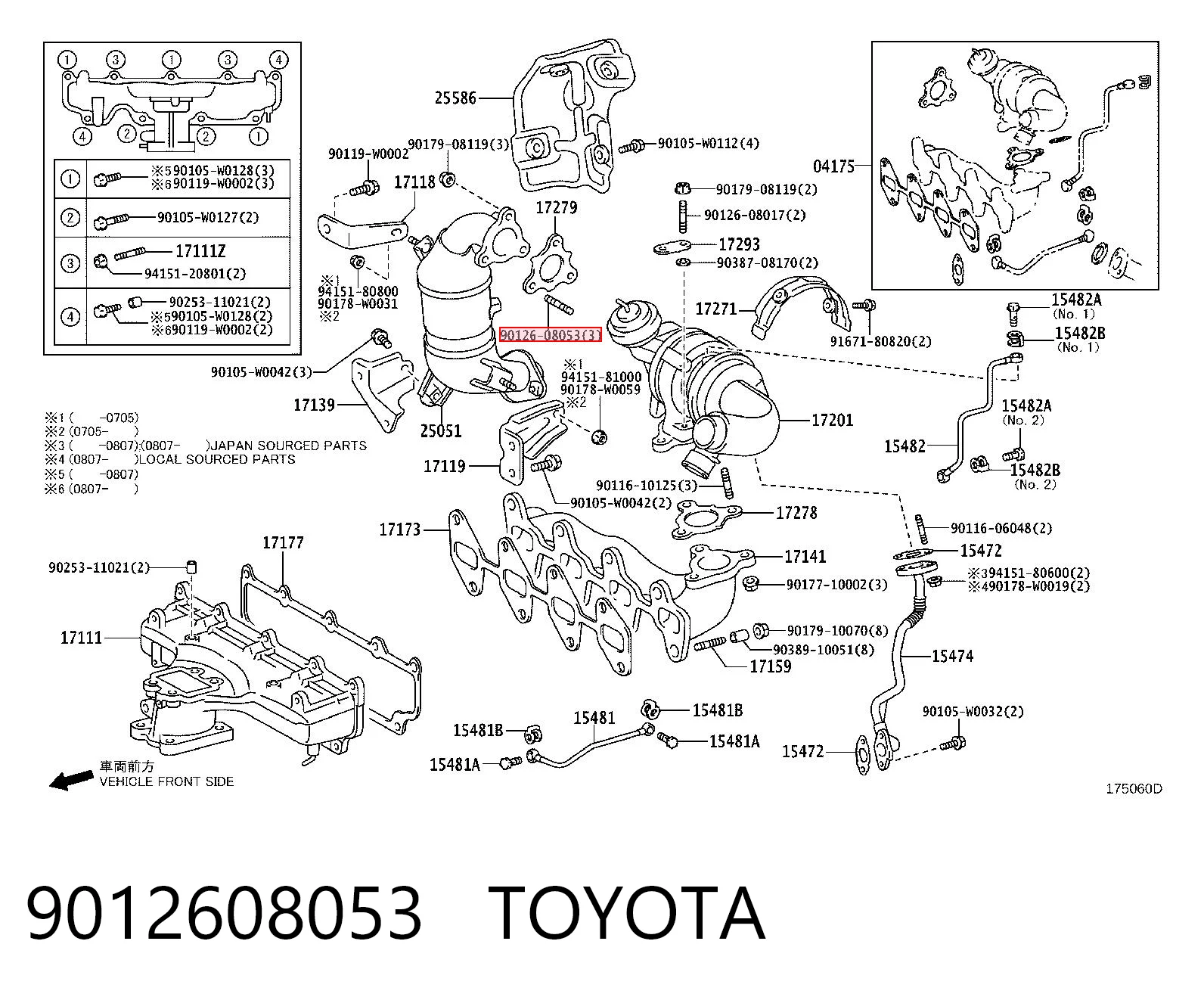 9012608053 Toyota