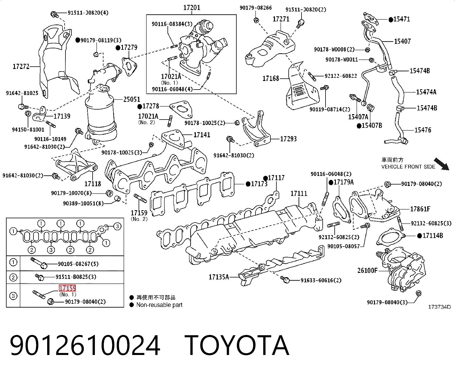 9012610024 Toyota