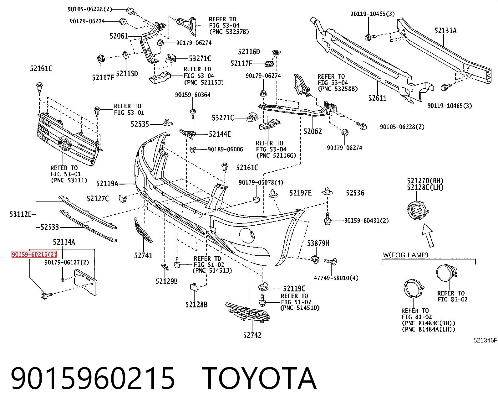 9015960215 Toyota Protección de cárter