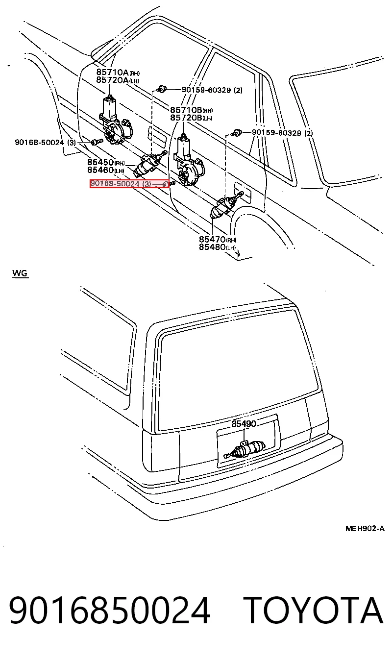 9016850024 Toyota