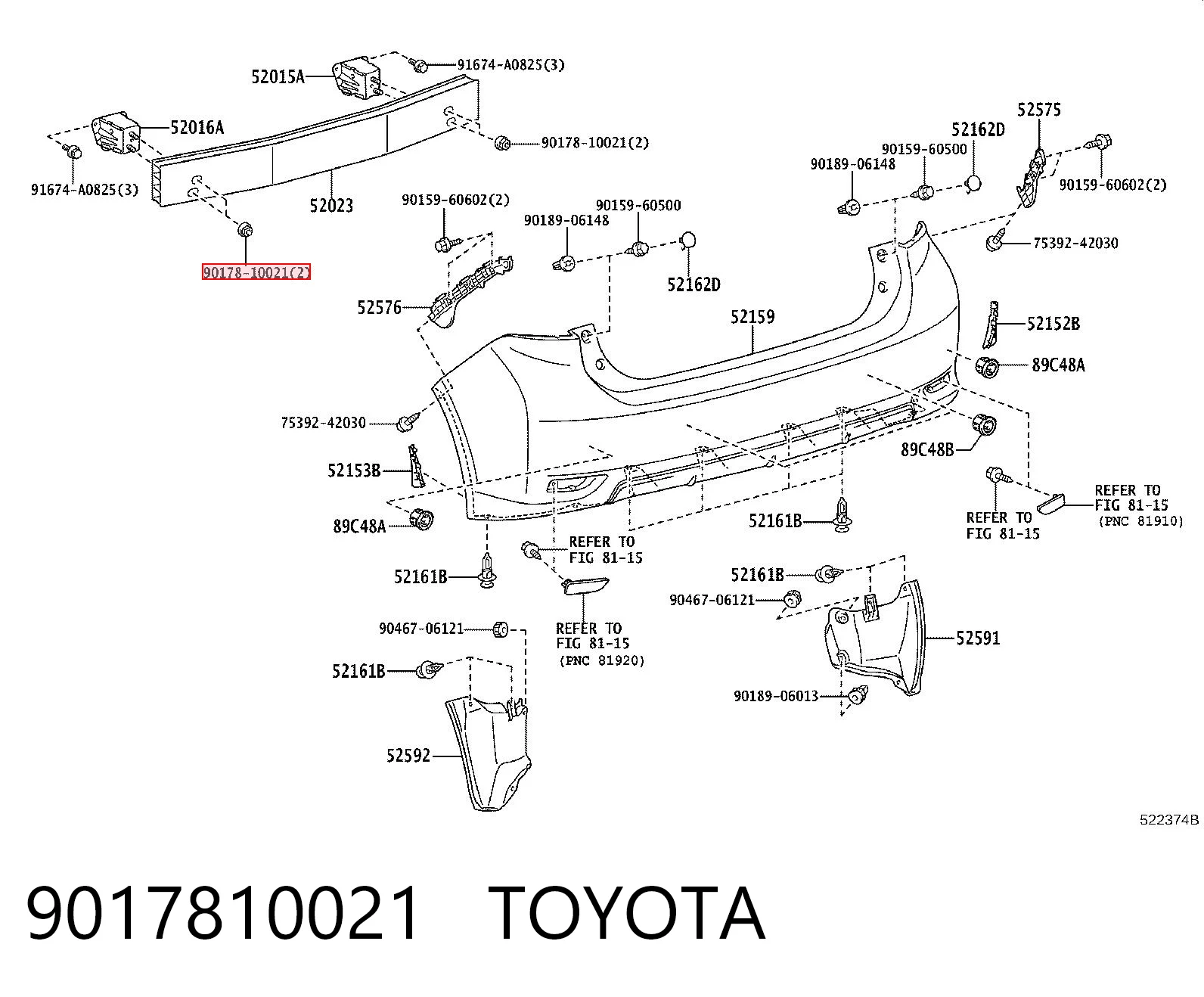 9017810021 Toyota