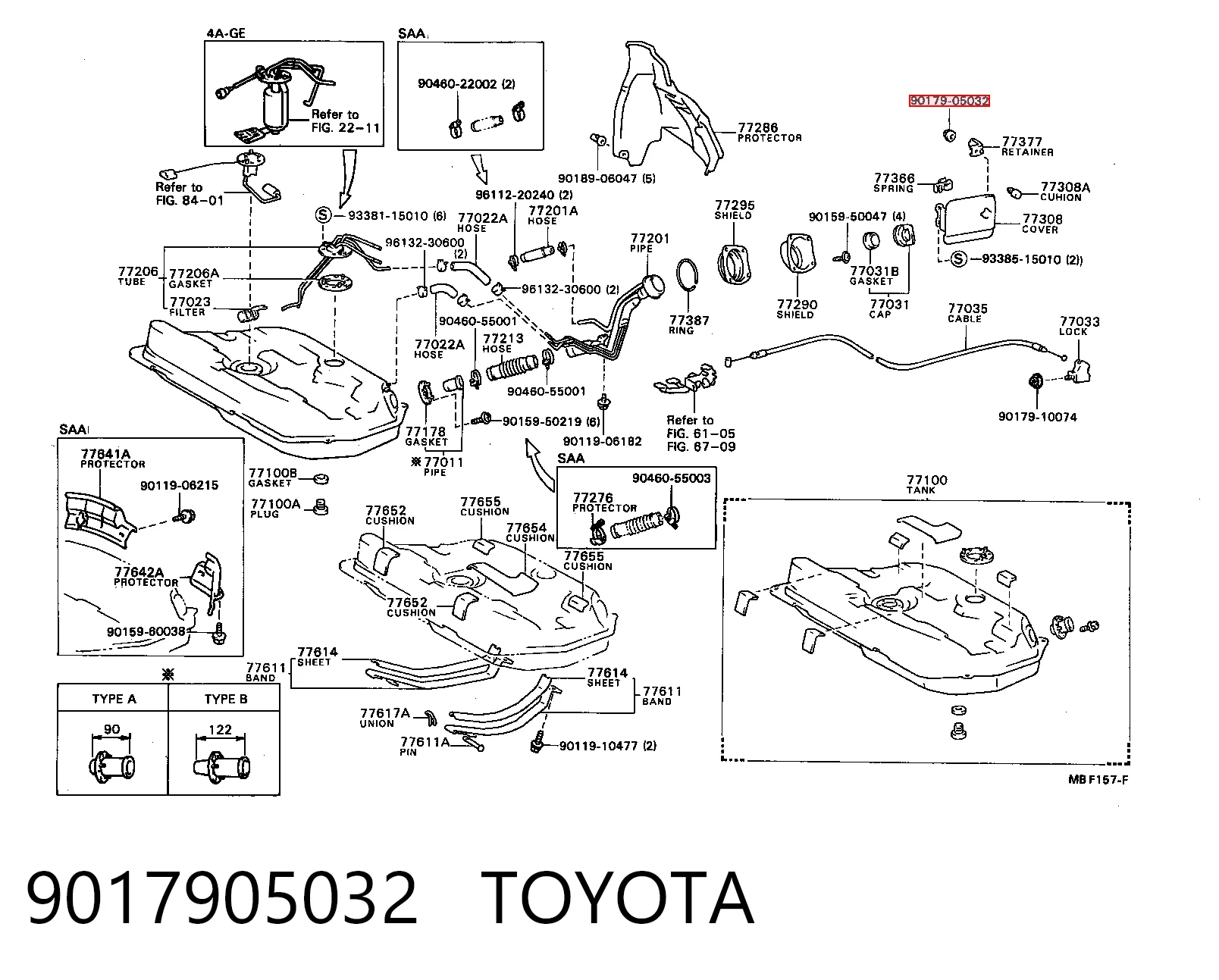 9017905032 Toyota