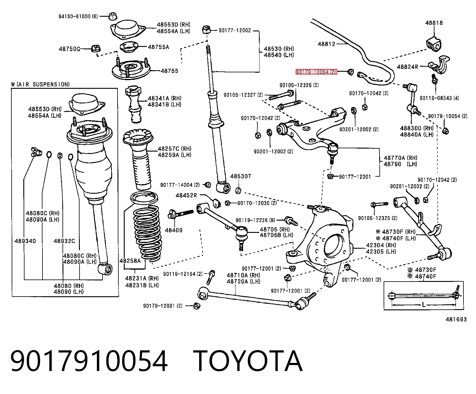9017910054 Toyota