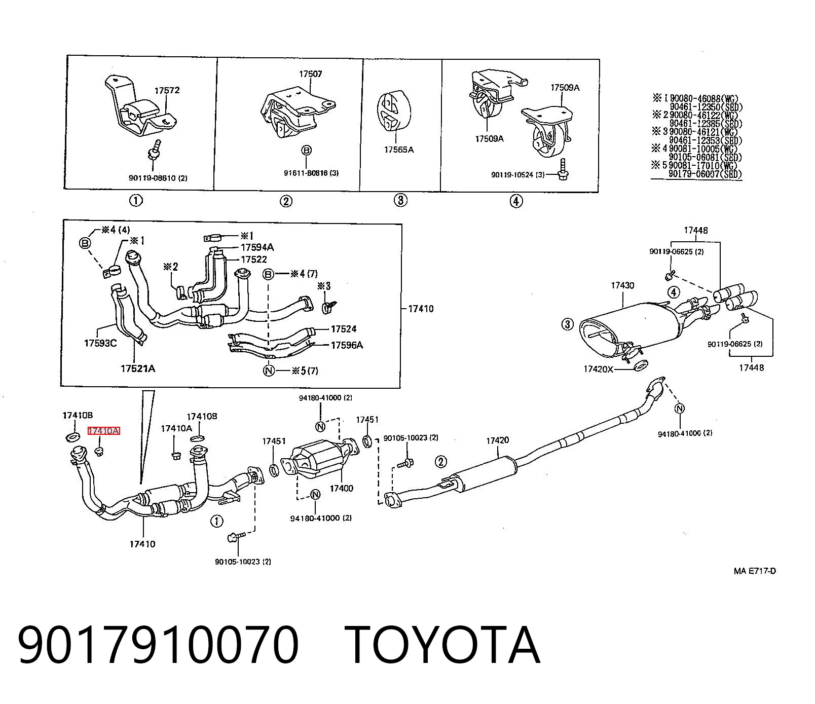 9017910070 Toyota