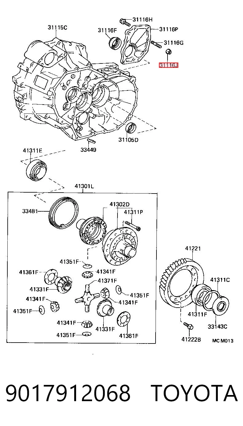 9017912068 Toyota